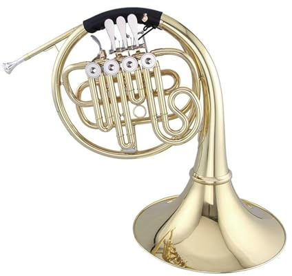 waldhorn Professionelles Waldhorninstrument aus Messing mit 4 Klappen
