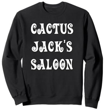 Cactus Jack's Saloon Old West Felpa