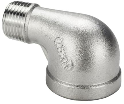 Raccordo a gomito a 90 gradi, 1 pz 1/4 3/8 1/2 3/4 1 1-1/4 Gomito riduttore femmina-maschio a 90°, Raccordi for tubi di collegamento in acciaio inossidabile SS304 a 90 gradi(1/2 to 1/4)