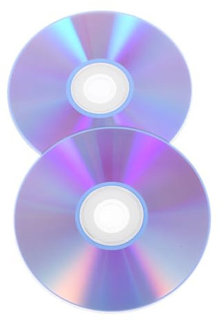 Toyvian Lot De 2 CD Vierges Haute Capacité pour Enregistrement Musical Et Audio Disques Inscriptibles pour Stockage De Données Fiables pour Musique Et Enregistrements Téléphoniques