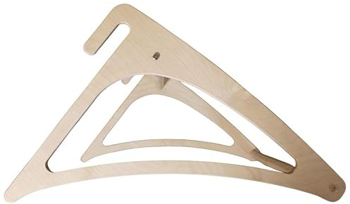 Bear On Bar - barra de madera resistente y ajustable que se coloca sobre una espaldera para uso en interiores, ideal para espacios reducidos, para actividades y entrenamiento para toda la familia