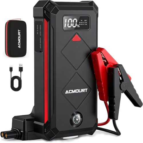 5000A Jump Starter Power Pack 16800mAh 12V Car Battery Booster Jump Starter