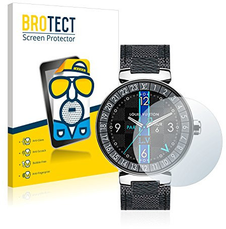 BROTECT Entspiegelungs-Schutzfolie für Louis Vuitton Tambour Horizon (2 Stück) Matte Displayschutz-Folie, Anti-Reflex, Anti-Fingerprint