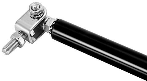 Frontspoiler Spoilerlippe Stoßstangenlippe, Stoßstangenschutz Auto, 1 Paar Front Stoßstange Spoiler 20 cm Auto Frontstoßstange Stützstrebe Auto Modifikation Stützstange (Schwarz)