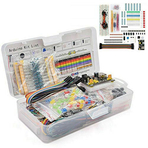 ZHITING Starter Kit da 1 Set per Componenti Elettronici Transistor Resistenza Resistore Cicalino LED