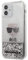 KARL LAGERFELD KLHCP12SGLIKSL Hülle für iPhone 12 5,4 Silber Ikonik Liquid Glitter
