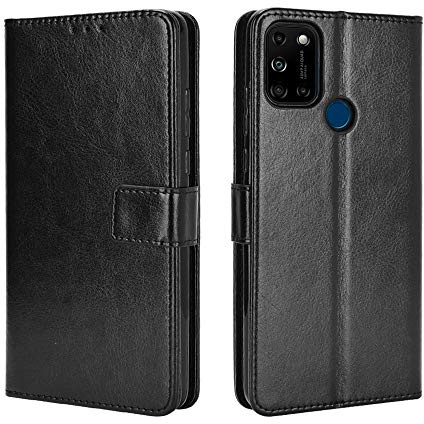 Custodia Wiko View 5/View 5 Plus [Custodia portafoglio] [Staffa] [Slot per schede] [Flip Cover magnetica] Compatibile con lo smartphone Wiko View 5/View 5 Plus(Nero)