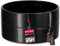 KADAX Overflow fatto di ceramica, 2 colori, intagliato di fiori, pentola rivestita in ceramica, vaso di fiori, vaso di fiori, fioriera per alberi di draghi, violette, pansy (nero, ⌀ 18 cm)
