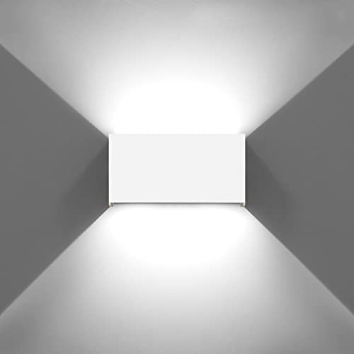 24W Moderno Apliques de Pared LED Bañadores de Pared Interior Exterior | Impermeable IP65, Ángulo de Haz Ajustable, para Dormitorio Baño Escaleras Pasillo Sala KTV
