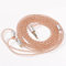 Yinyoo mmcx Kopfhörer-Re-Kabel, 3,5 mm Stecker, KBEAR KBX4860, reines Kupfer, 4-adriges Kopfhörer-Ersatzkabel, kompatibel mit SE315 / SE425 / SE535 / SE846 / SE215 / UE900 usw. (mmcx / 3,5 mm Stecker)