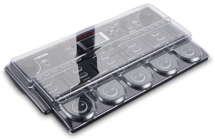 Decksaver Cover for Roland RC-505 MK2 - Super-Durable Polycarbonate Protective lid in Smoked Clear Colour, Made in The UK - The Producers' Choice for Unbeatable Protection
