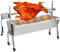 BBQ Rotisserie Grill, Charcoal Roast Machine Electric Roaster Kit Charcoal Bearing Lamb Spit Roaster Hog Roasting Machine with Adjustable Height for Outdoor Picnic Camping