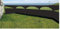 Brise-vue coupe-vent pour camping, 5 panneaux, jardin, plage, 1,5 m de haut x 8,4 m de long (gris foncé)