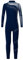 Miutii Turnanzug Mädchen Langarm Gymnastikanzug Glitzer Ballettanzug Kinder Ganzkörper Trikot Eiskunstlauf Body Sport Overall Jumpsuit Marine Blau 134-140