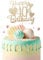 Bliceon Rose Gold Happy 40th Birthday Cake Topper, Glitter Happy 40 Cupcake Topper, Happy 40th Birthday Cake Toppers for Women Themed Party