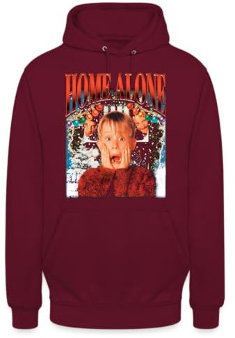 Kevin Home Alone allein Zuhause- Weihnachten Hoodie Pullover, Navy Blau, M