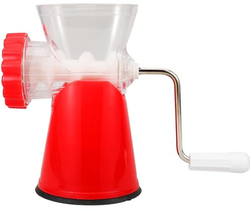 MAGICLULU Plastic Metal Manual Meat Mincer Multifunctional Sausage Maker Fine Coarse Plates Easy to Assemble for Home Commercial Use