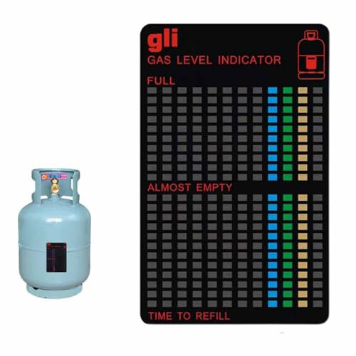 3 Pcs Magnetic Gas Bottle Level Indicator & Cylinder Tool for Propane Butane LPG Fuel, Portable Level Sensor for Travel Camping Caravan Motorhome