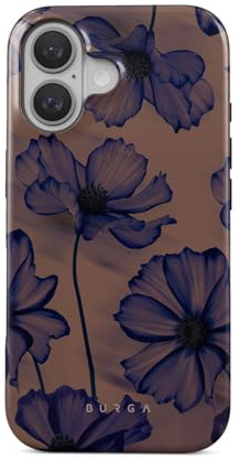 BURGA Handyhülle für iPhone 16 – Unisex Hybrid-Schutzhülle mit stoßdämpfendem TPU & kratzfester Außenschale, erhöhter Displayrand, MagSafe-kompatibel, kabelloses Laden, stylisches Design