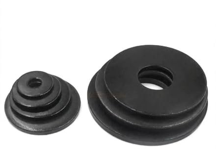 Rondelles Rondelles assorties 2/5/10/20/25 pièces M3 M4 M5 M6 M8 M10 M12 M14 M16 Acier noir de grade 8.8 Grande taille Surdimensionné Grand Plus large Joint plat Anneaux unis Rondelles de fixation(20p
