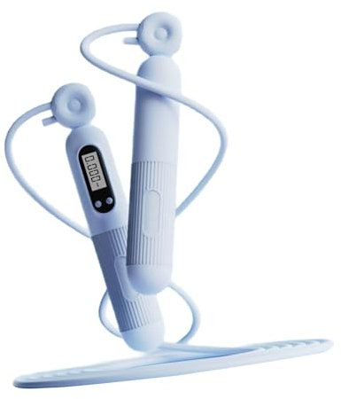 Cuerda de saltar electrónica para contar, cuerda de saltar con contador ajustable, equipo de entrenamiento en casa