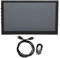 Monitor portatile 7 pollici IPS con risoluzione 1024x600 doppio altoparlante metallo sottile leggero compatibile laptop console