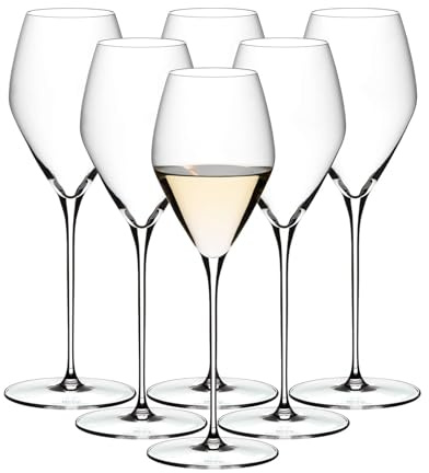 RIEDEL Veloce Sauvignon Blanc, 6er Set, klares Kristallglas, premium maschinell gefertigt