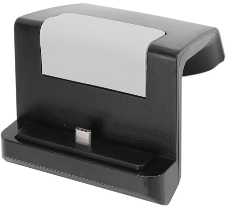 CHICIRIS Dock di Ricarica per Switch Lite, Materiale ABS, Design Compatto per Un Facile Assemblaggio, Docking Station per Switch Lite, Perfetta per i Giochi in Movimento (Black)