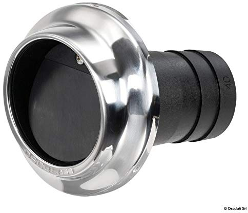 Osculati Auspuffausgang aus Technopolymer u.Edelstahl 40mm