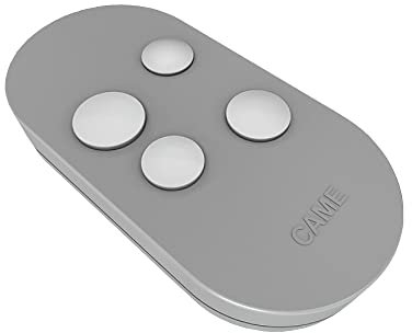 Telecomando Rolling code 4 canali dual frequency came TOPD4RGS Grigio