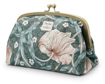 Elodie Details Zip&Go aus Baumwolle mit Breite Öffnung - Große Wickeltasche für Babyutensilien, Stilltäschchen, Kosmetiktasche, Waschtasche, Kulturbeutel, Tragbare Reisetasche - Pimpernel