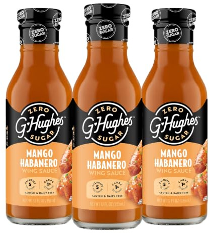 G Hughes Sugar Free Mango Habanero Wing Sauce (3 unidades)