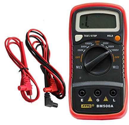 Buwei BM500A 1000V 1999M Digital Insulation Resistance Tester Meter Megohmmeter Megger