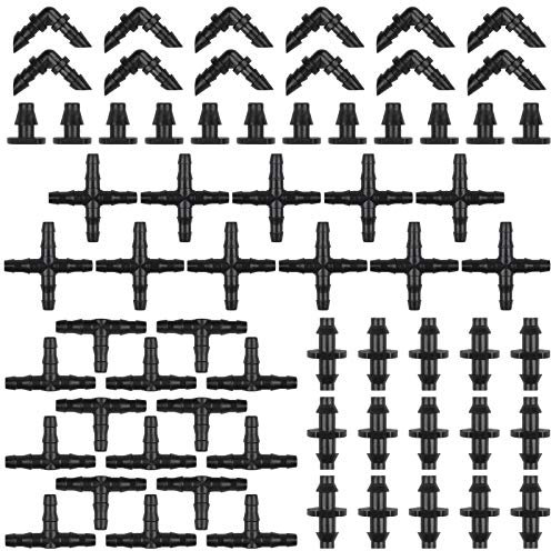 EBANKU 300 Pcs Sistema de riego de jardín, Equipos de Riego Automático, Accesorios para Riego por Goteo Sistema de Riego DIY para Irrigación Riego para Jardín, Plantas de Patio