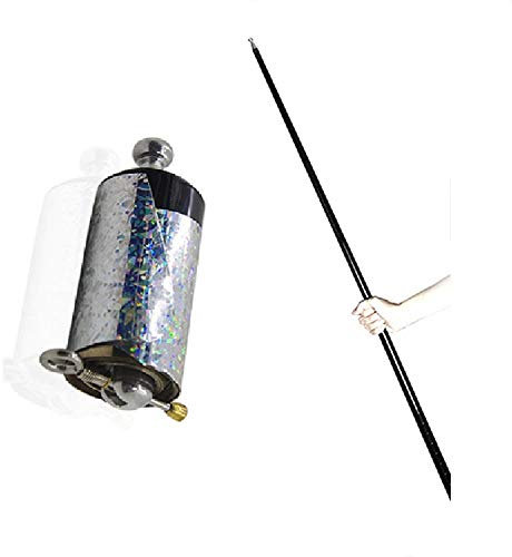 nvyue Magic Pocket Staff for Professional Magician Stage Portable,Pocket Arts Staff Magic Tricks Accessories(Black 150cm)
