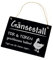Schiefertafel Schild graviert - GÄNSESTALL Tor & Türen geschlossen halten | Stalltafel Gänse Türschild 22x16cm | Dekolando Home Accessoires