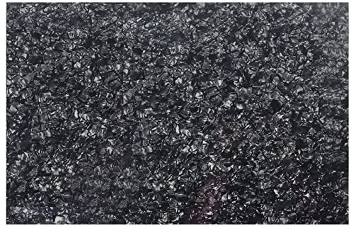 Mr.Power 29,5 x 43,2 cm DIY Blank Gitarre Bass Schlagbrett Material Schlagplatte Blatt Rückplatte für Strat Teleskop Fender Gitarre Jazz P Bass Custom (4-lagig Black Pearl)