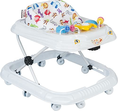 Baby Gehwagen Gehfrei Lauflernwagen Babywalker Lauflernhilfe Alpina (weiss)