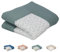 ULLENBOOM ® Baby Krabbeldecke 120x120 cm gepolstert - Floral-Grün (Made in EU) - Krabbeldecke für Baby mit 100% OEKO TEX Baumwolle, ideal als Babydecke & Spieldecke