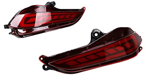 BATLAM 2 Stück Auto Hintere Stoßstange Reflektor Licht Schlussbremslicht Nebelschlussleuchte Für Toyota Yaris 2017 2018