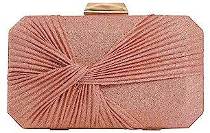 CORIOS Borsetta da Sera Donna Pochette Piccolo con Catena Elegante Borsa a Spalla Cerimonia Clutch Borsa Sposa Gorgeous Borsa a Tracolla Festa Cocktail Ballo Cerimonia Borse Messenger Champagne