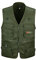 HZQIFEI Herren Outdoor Ärmellos Weste Freizeit Angler Camping Wandern Weste mit Vielen Praktischen Taschen (Armeegrün, 5XL)