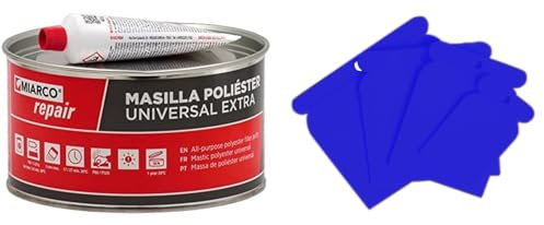 Masilla De Poliester Universal (2 Kg, Juego Espatula Carrocero Plastico)