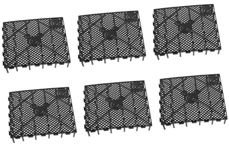 Yardwe 6stücke Aquarium Trennwand Aus Flexible Und Praktische Bodenfilter-Platten Mit Hoher Tragfähigkeit Individuell Zuschneidbar Für Optimale Wasserdurchlässigkeit