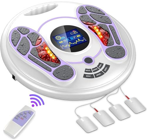 Medic Durchblutungs-Stimulator zur Förderung der Durchblutung, Durchblutungs-Stimulator Beine mit und 99 Intensitäten, Ems Fußmassagegerät, Lindert Ermüdung und Neuropathie Füße, Kreislauf, Geburtstag