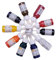 Ebru Malerei Ersatzfarben-Set, 10 Farben à 30 ml mit Verdickungspulver (Carrageen) und Marmoriergalle-Ochsengalle (30ml)