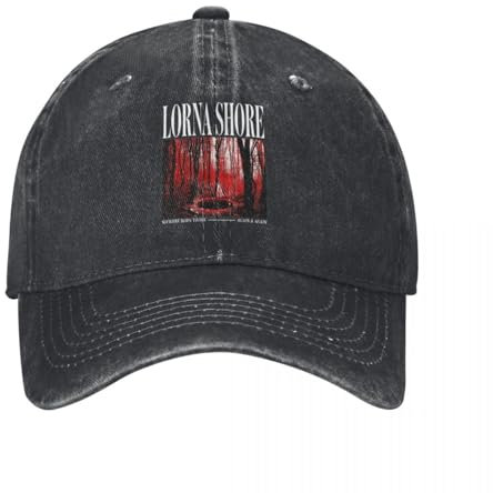 ORHFHVW Baseballmütze Lorna Shore Amerikanische Musik Unisex Distressed Baumwolle Hüte Kappe Vintage Outdoor Sommer Verstellbare Snapback CapGeburtstagsgeschenk