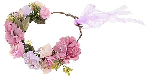 Healvian Blumenkronen-stirnband Für Die Hochzeit Verstellbares Blumen-stirnband Mit Modisches Accessoire
