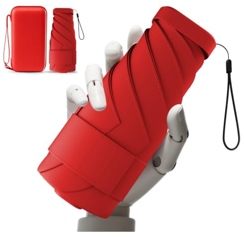 Copulan Mini Travel Umbrella, UPF 50+ Compact Fits in Purse