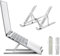 CIIN Soporte Portatil Mesa, Refrigeración Soporte Ordenador Portátil, 5 Ángulos Ajustable, Aleación de Aluminio Plegable, Ergonómico, portátiles de 10 – 17,3. Incluye Bolsa Transporte (1 Unidad)